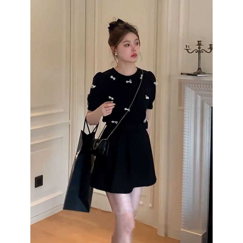 Áo Motogi Đính Nơ Nổi