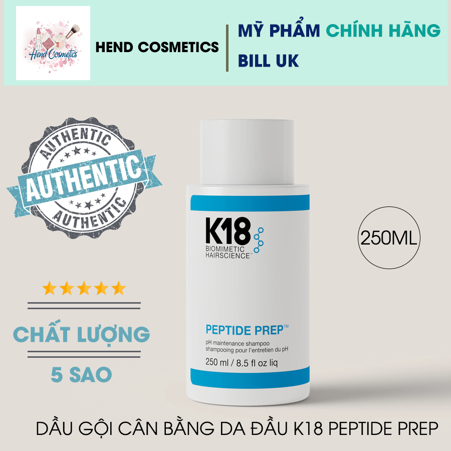 Dầu gội K18 Peptide Prep Detox/pH Maintenance Shampoo 250ml