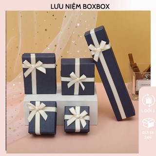 Hộp Quà Nhỏ Hộp Quà Vuông, Chữ nhật Đẹp Đựng Trang Sức Son Nhẫn Vòng tay Lắc tay Dây chuyền Vòng cổ Khuyên tai Handmade