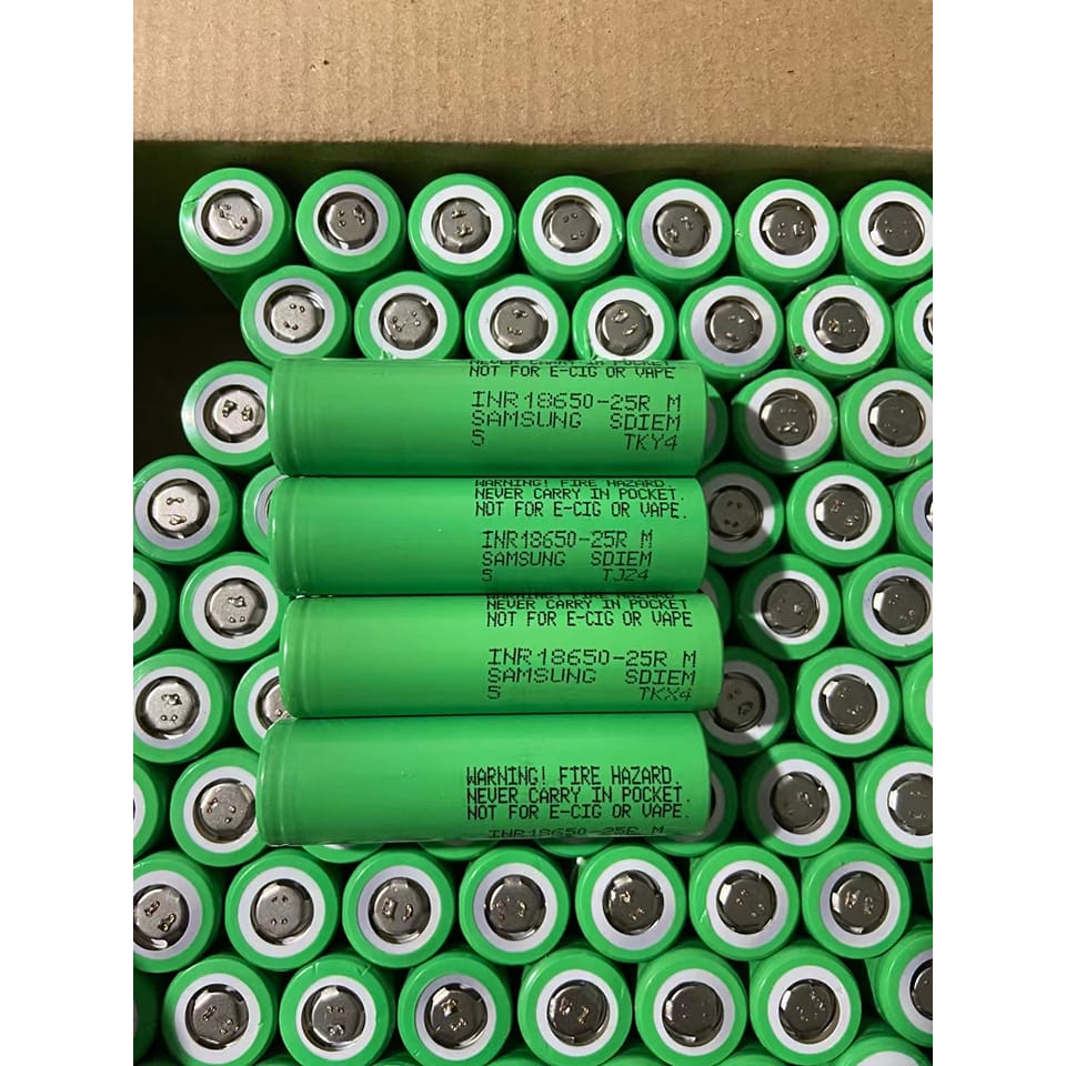 Pin 18650 LG Chem XANH - Vàng dung lượng 3200mAh - 3.7V xả 20A  / Tháo khối MH1