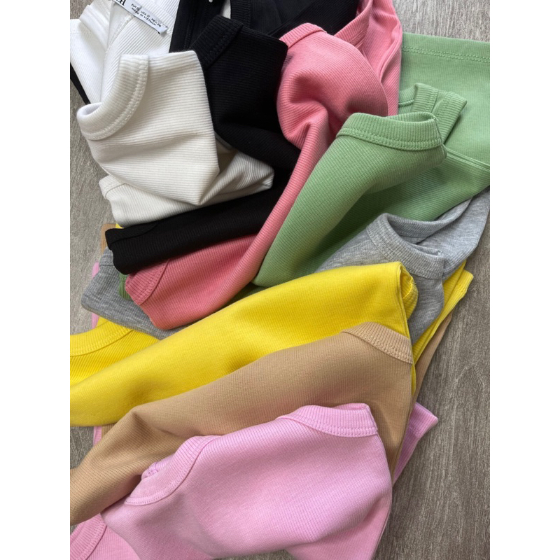 Áo Thun Sát Nách ZR, Ribbed tank top Zara