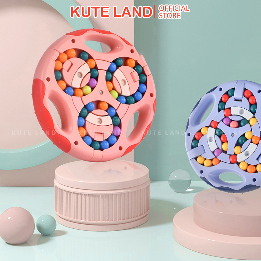 Rubik biến thể 3D hạt đậu Tròn ma thuật rèn luyện trí tuệ tập trung khả năng quan sát và tránh xa thiết bị điện tử RB