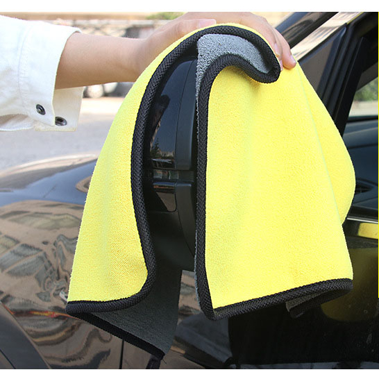 Khăn Lau Rửa Vệ Sinh Xe Hơi Loại Khăn Màu Vàng Lông Mịn Thấm Hút Nước