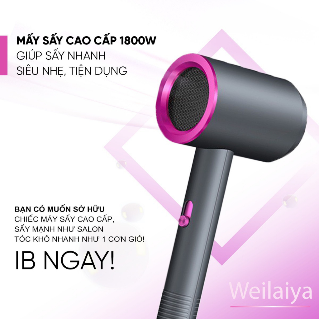 Máy sấy tóc salon cao cấp Weilaiya 1800W