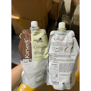Kem hấp ủ tóc collagen karseell maca siêu suôn mềm mượt