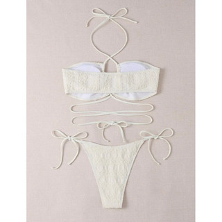 (ORDER SHEIN) Set Bikini Cột Dây BINA SET