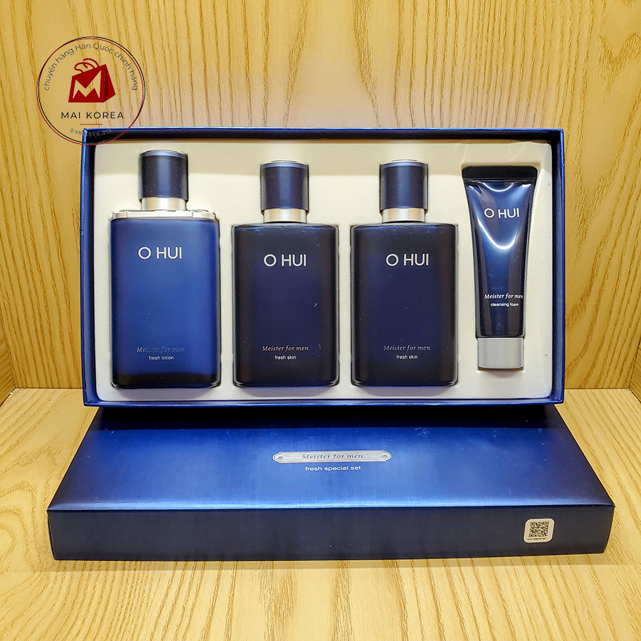 Set dưỡng da OHUI cho nam fresh/hydra special set cao cấp Hàn Quốc