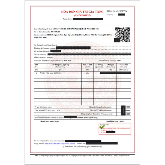 Nước Hoa Nữ Midnight Lua Perfume Chính Hãng Cao Cấp 30ml - Mùi Hương Quí Phái Gợi Cảm