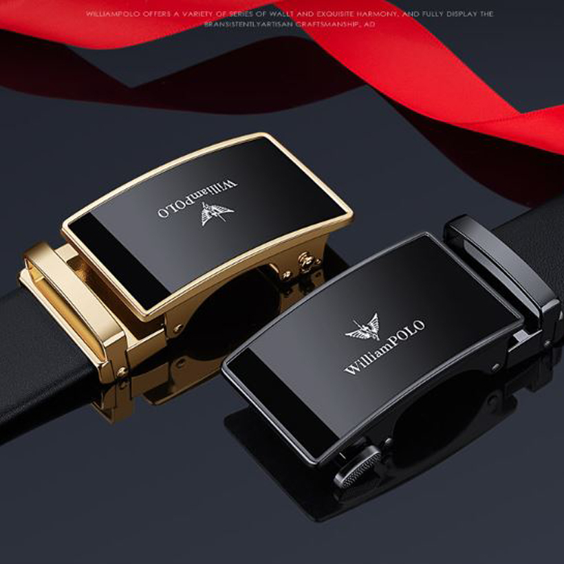 Thắt lưng nam , dây nịt nam cao cấp WilliamPOLO chất liệu da bò nguyên tấm V44