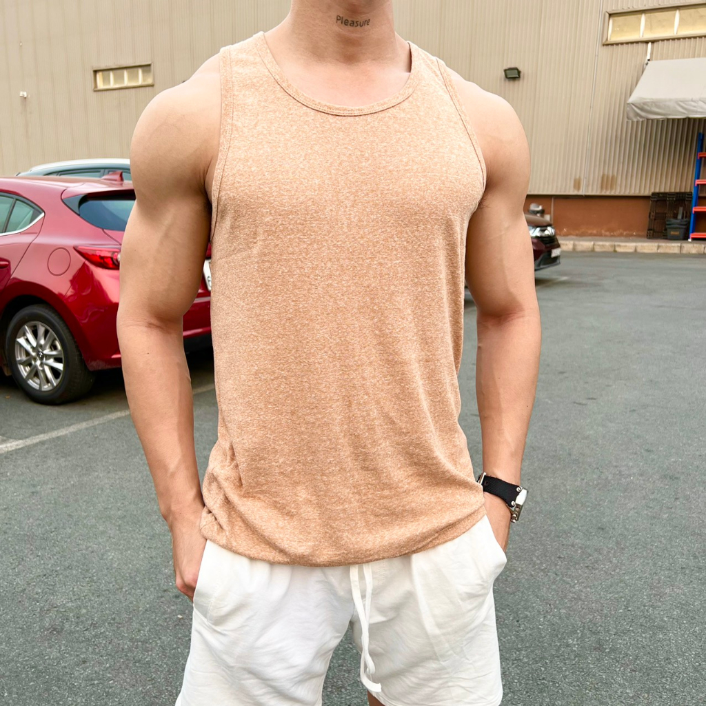 Áo Ba Lỗ Trơn Neon Chất Mát Thun Cotton 100% Mát Mịn, Co Giãn, Mặt Nhà Thoáng Khí