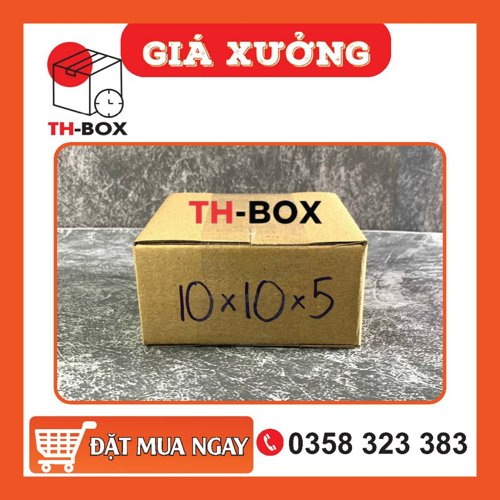 10x10x5 1 Hộp carton đóng hàng
