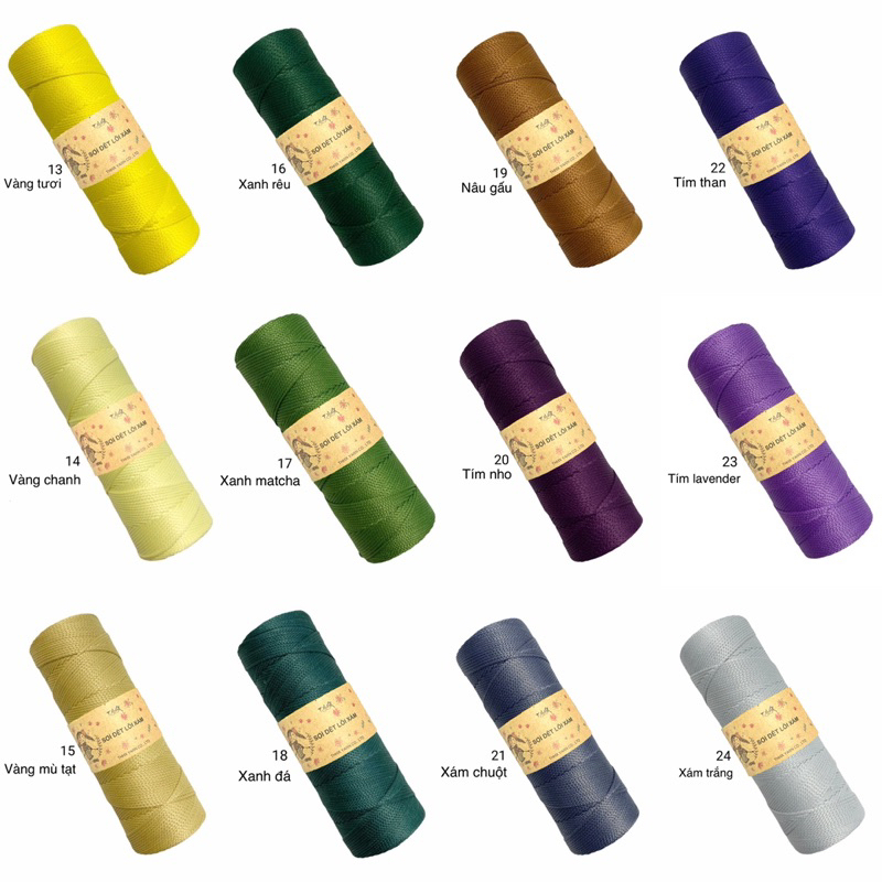 Sợi DỆT TRƠN nhãn hiệu THHX YARN 130gr