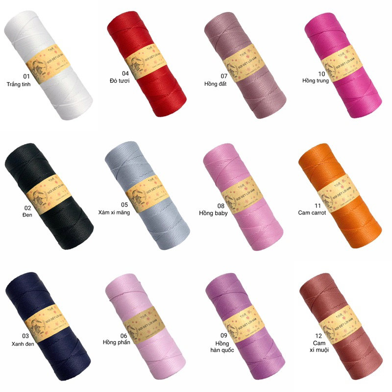 Sợi DỆT TRƠN nhãn hiệu THHX YARN 130gr