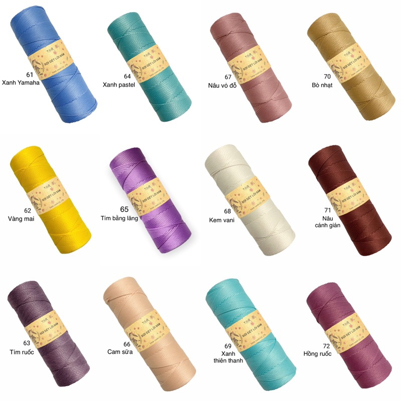 Sợi DỆT TRƠN nhãn hiệu THHX YARN 130gr