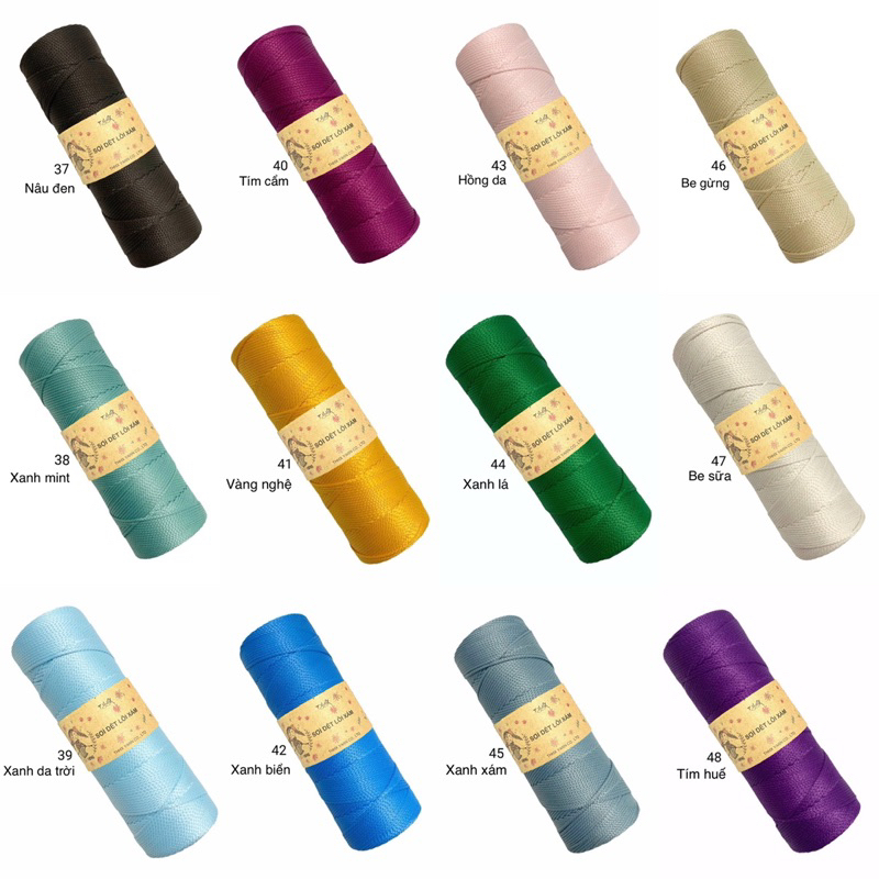 Sợi DỆT TRƠN nhãn hiệu THHX YARN 130gr