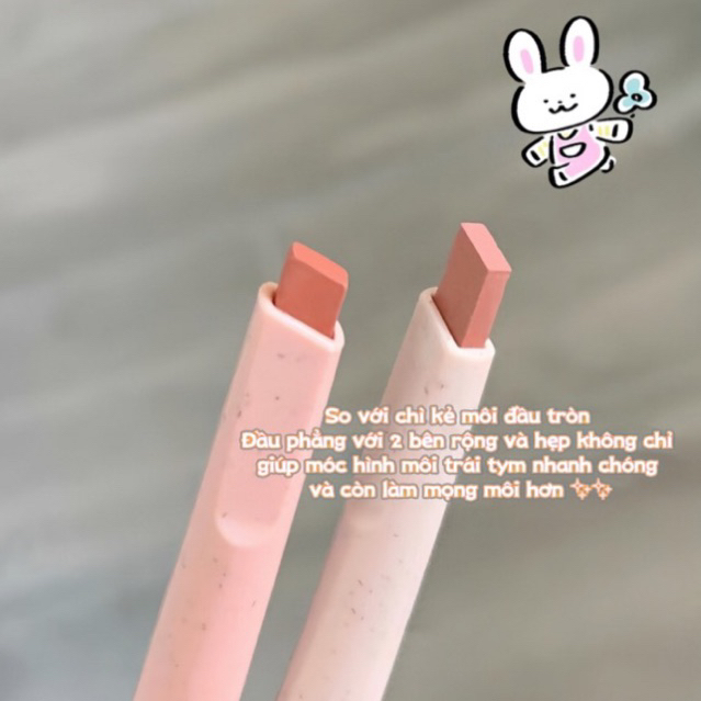 Chì Kẻ Viền Môi CAPPUVINI Nhung Lì Giúp Môi Mọng Lâu Trôi