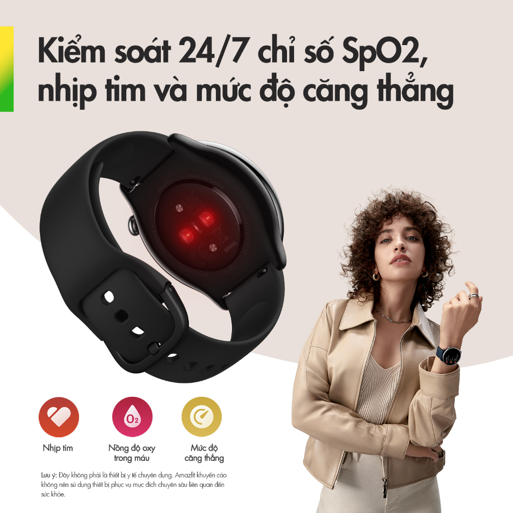 Đồng hồ thông minh Amazfit GTR Mini | Thiết kế nhỏ gọn - Thép không gỉ | Hàng Chính Hãng