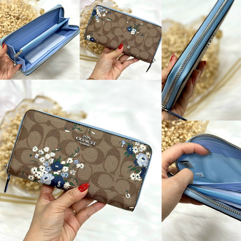 Ví C0ach Long Zip Around dư xịn