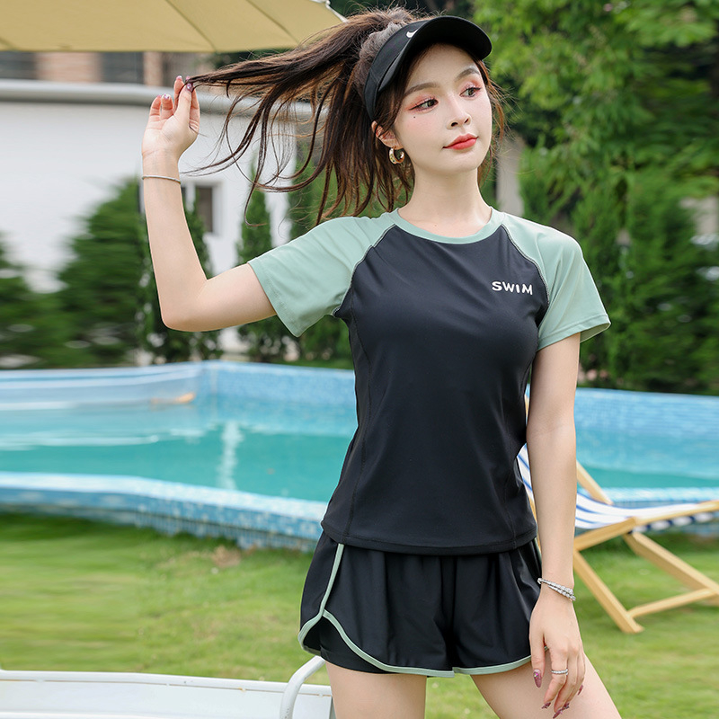 Bộ đồ bơi kín đáo LULY SPORT phong cách Hàn Quốc thời trang năng động