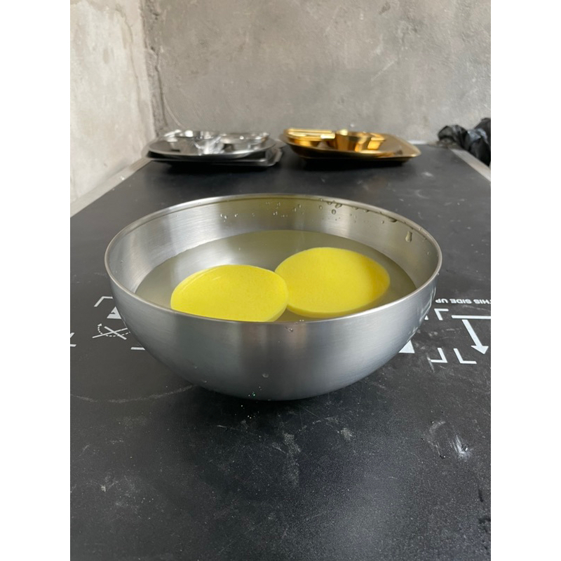 Bát inox rửa mặt dùng trong spa, size 22cm