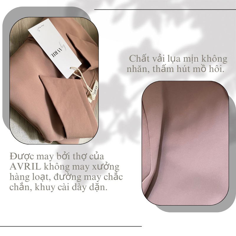 Áo sơ mi nữ màu nâu tây tay dài công sở form rộng kiểu Hàn Quốc mã AV02