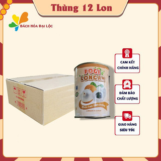 Thùng 12 lon nhãn tươi ngâm đường vifoco 565gr
