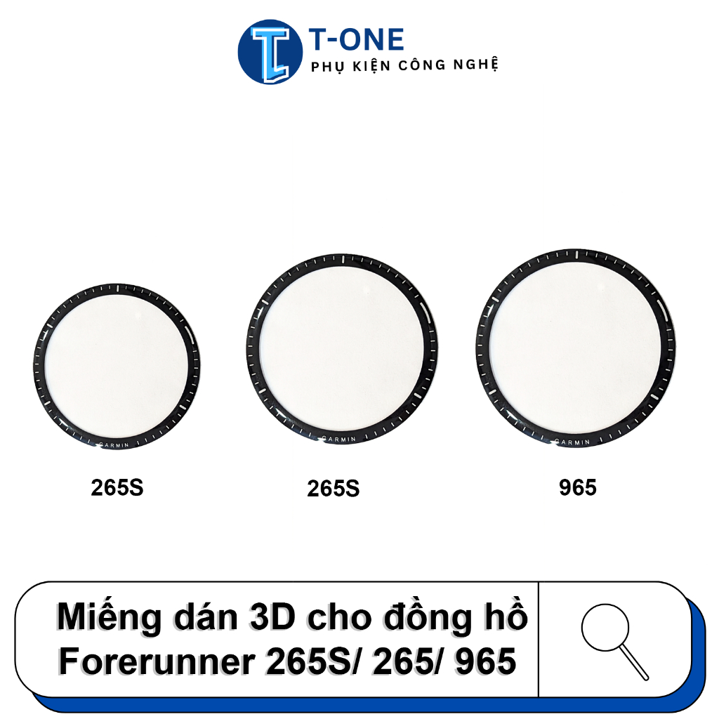 Miếng dán 3D bảo vệ màn hình Garmin Forerunner 965 / 265 / 265s