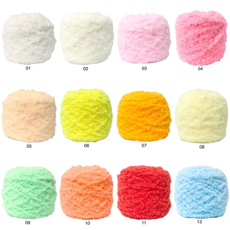 Len bông xù 100 gram