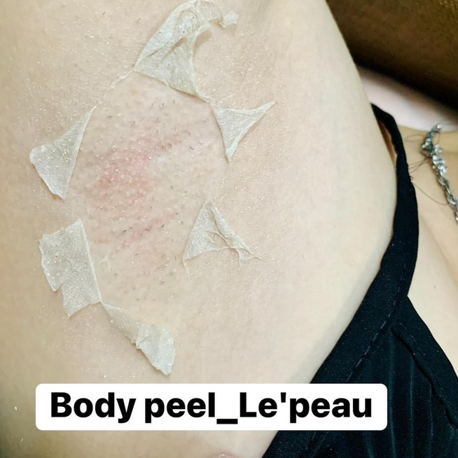 Peel da body toàn thân retinol mini LEPEAU, kem peel da toàn thân trắng sáng hỗ trợ hết thâm sạm 50gr