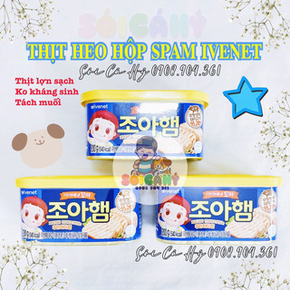 Thịt hộp spam hàn quốc cho bé 12m+