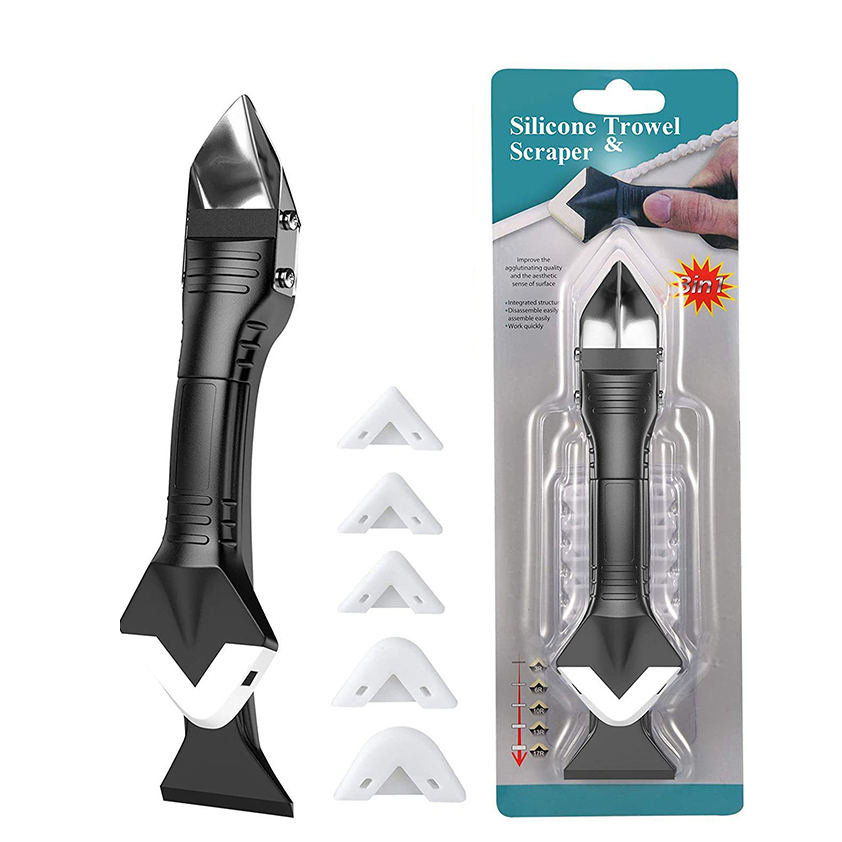 Bộ đầu vòi đi keo inox 18 chi tiết, Bộ vòi đi keo inox chống mài mòn, Dùng cho bắn keo Silicone, keo túi SMARTOOL2023