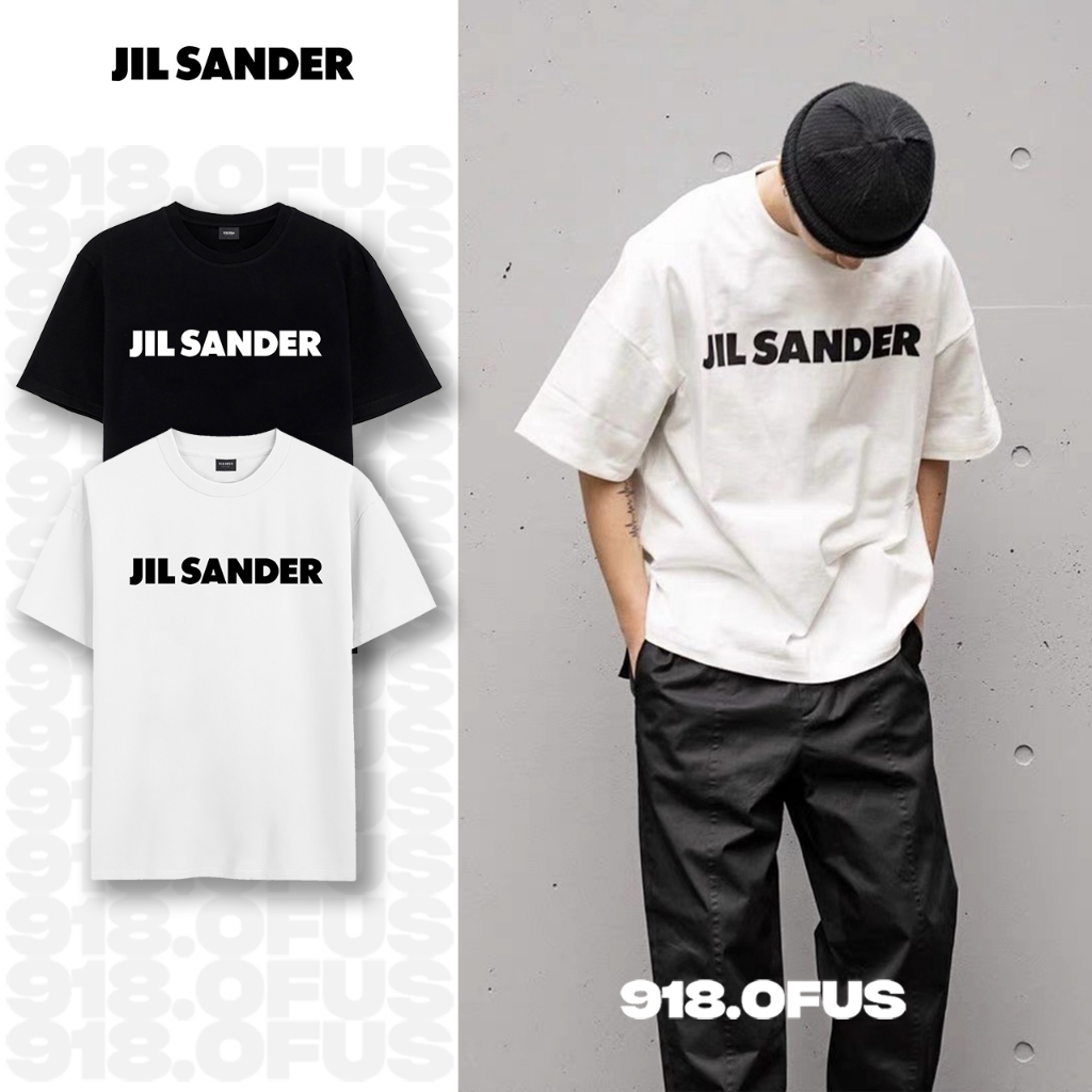 Áo thun JIL SANDER cotton thoáng mát unisex phông nam nữ oversize form rộng 918 Ofus