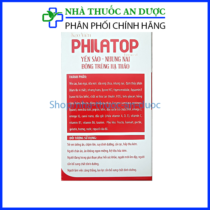 Kẹo dẻo PHILATOP tăng đề kháng , ăn ngon– 56gram