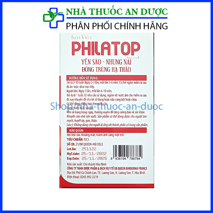 Kẹo dẻo PHILATOP tăng đề kháng , ăn ngon– 56gram