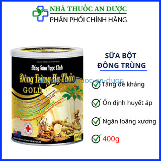 Sữa 400g hồng sâm ngọc linh đông trùng hạ thảo