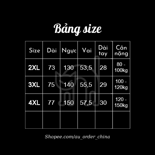 Áo thun in hình bàn cờ Super Bigsize đến 150kg