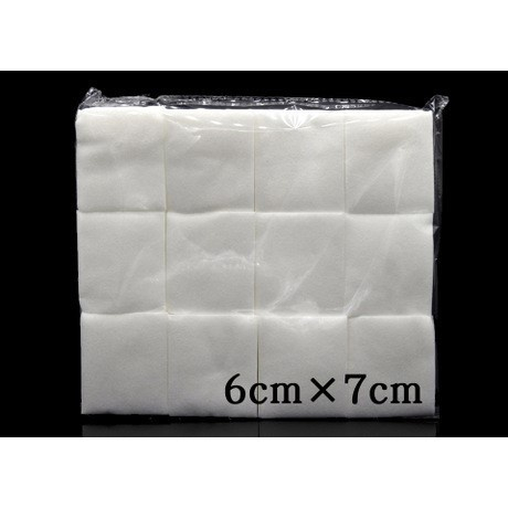 Gói 1200 Miếng Bông Tẩy Trang Loại Giẻ Cho SPA,Bịch Bông Tẩy Trang Hình Chữ Nhật