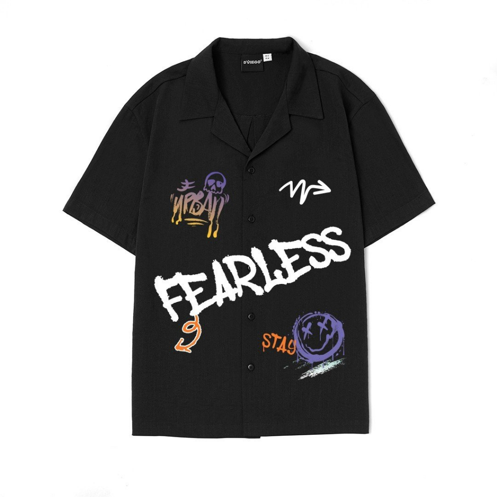 Set Đồ Bộ Curban Shirt unisex nam nữ Negative Fearless local brand DVIEGO chính hãng đồ bộ chất liệu vải curban