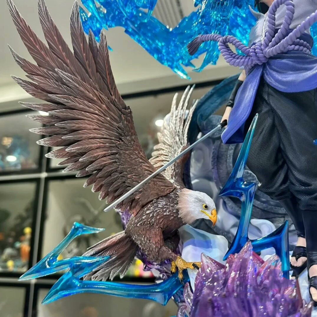 Mô hình sasuke cùng quạ - mô hình naruto