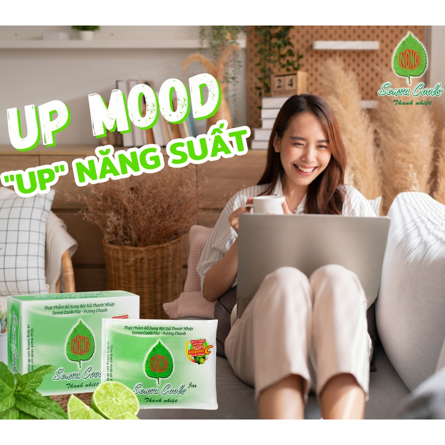 BỘT SỦI THANH NHIỆT SENSA COOLS - HỘP 6 GÓI SENSACOOL
