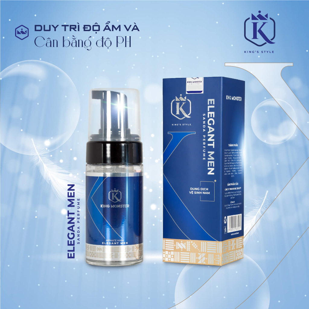 Combo Dung dịch vệ sinh nam giới KING MONSTER hương nước hoa cao cấp 100ml/ chai