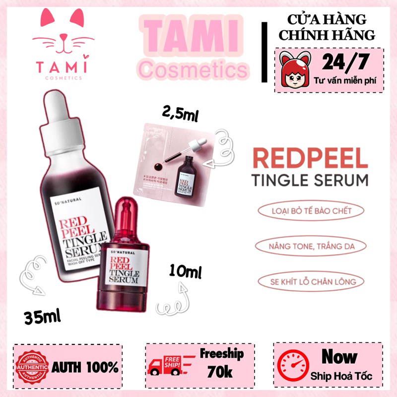 Tinh Chất Tái Tạo Da So' Natural Red Peel Tingle Serum