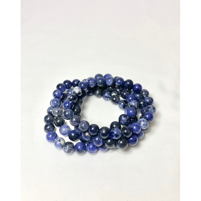 Vòng tay/ lắc tay SODALITE - viên đa của trí tuệ
