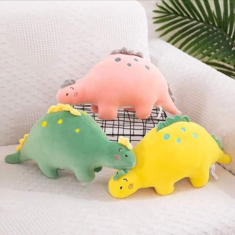 gấu bông khủng long chất miniso mềm mịn, co giãn 4 chiều
