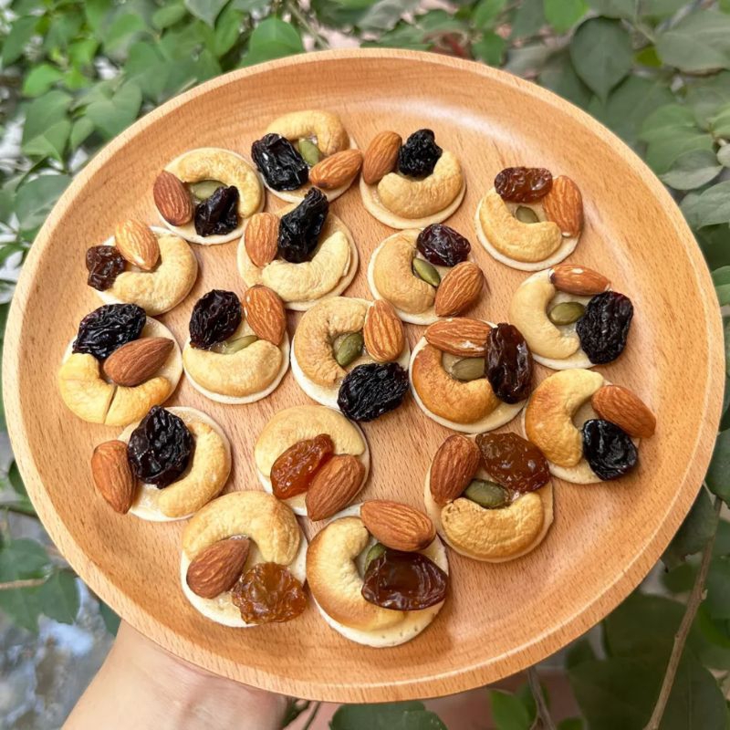 ~500G Bánh đồng tiền mix hạt