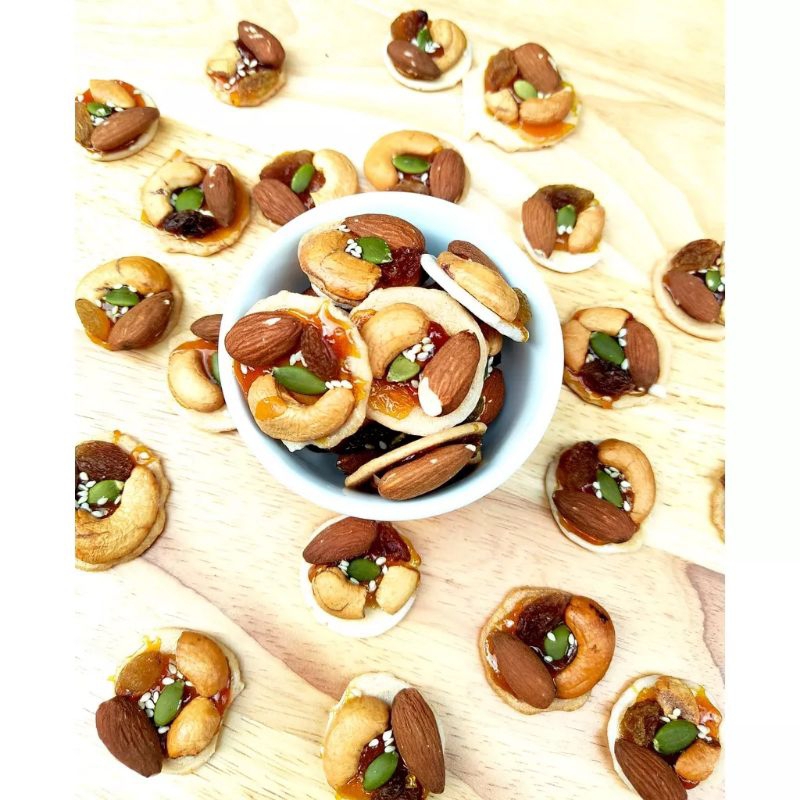 ~500G Bánh đồng tiền mix hạt