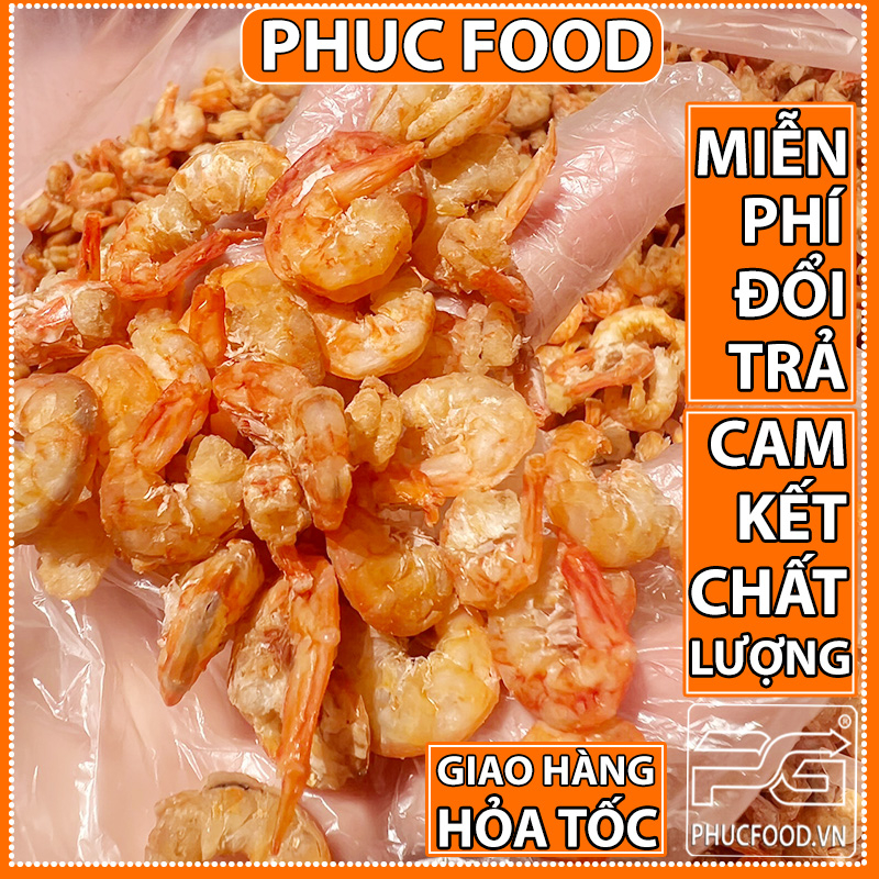 Tôm đất cà mau sấy khô bóc nõn ngon chuẩn loại 1 cao cấp giá gốc đóng gói hút chân không 300 gam, 500 gam