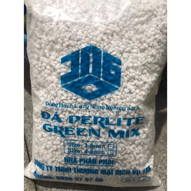 Đá perlite đá trân châu giá thể trộn đất trồng sen đá xương rồng