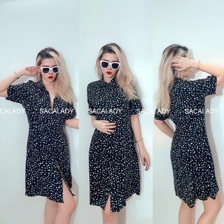 Đầm Sơ Mi Primark Cares Công Sở Dạo Phố - 4158 (Mẫu 1m63-46kg mặc size 4 thoải mái)