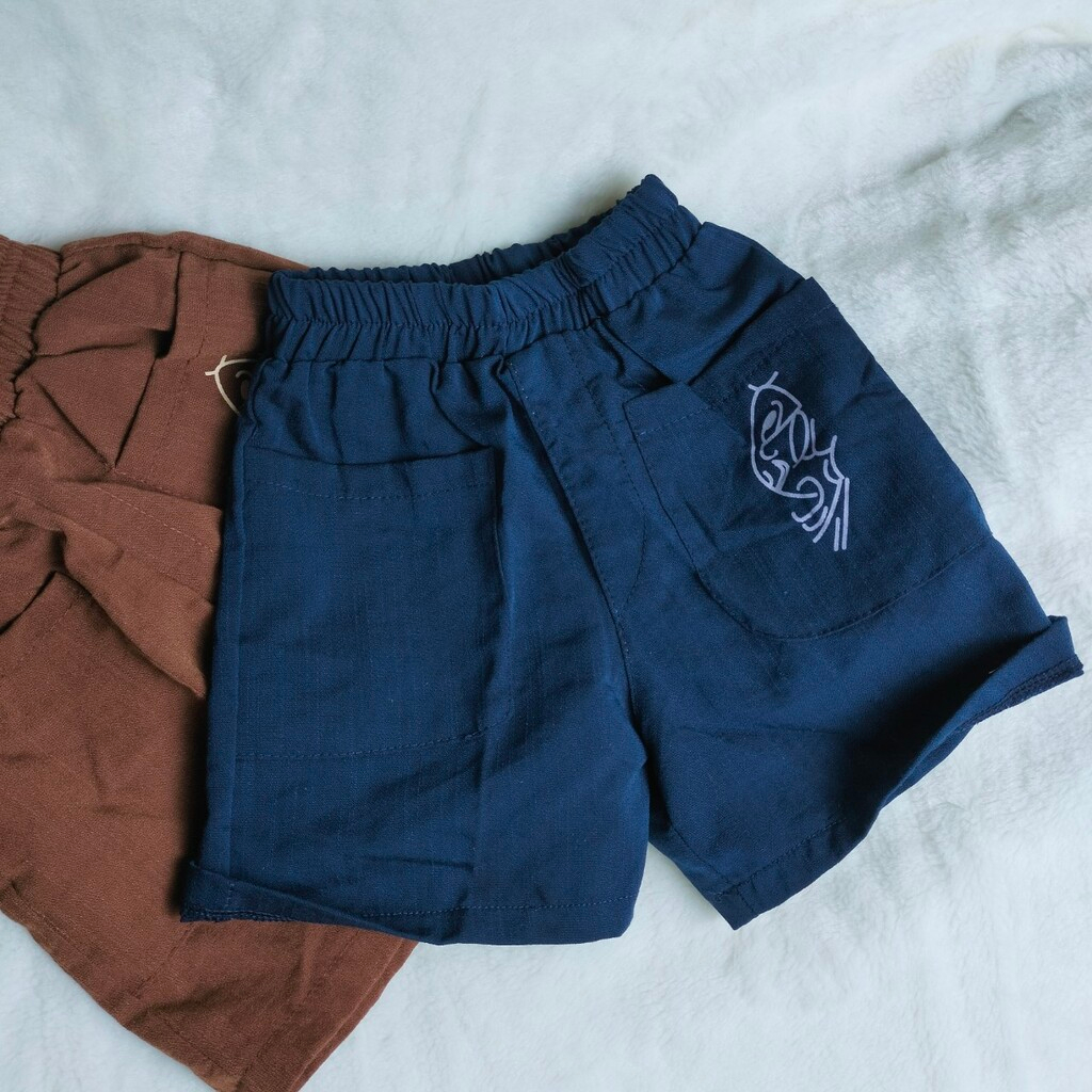 Quần đùi bé trai DOLY KIDS, Quần đùi cho bé chất Cotton Đũi cực mát Cho Bé Trai Từ 10-26kg